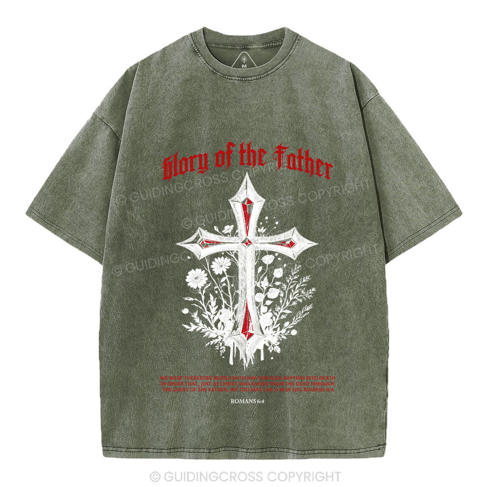 Glory Of The Father Christian Washed T-Shirt