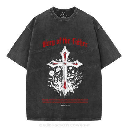 Glory Of The Father Christian Washed T-Shirt