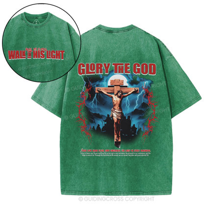 Glory The God Christian Washed T-Shirt