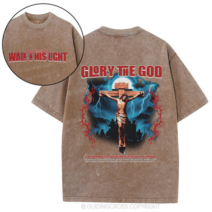 Glory The God Christian Washed T-Shirt