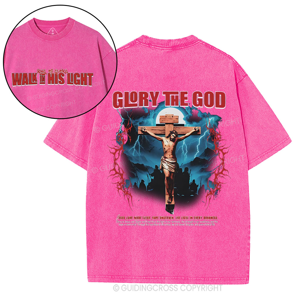 Glory The God Christian Washed T-Shirt