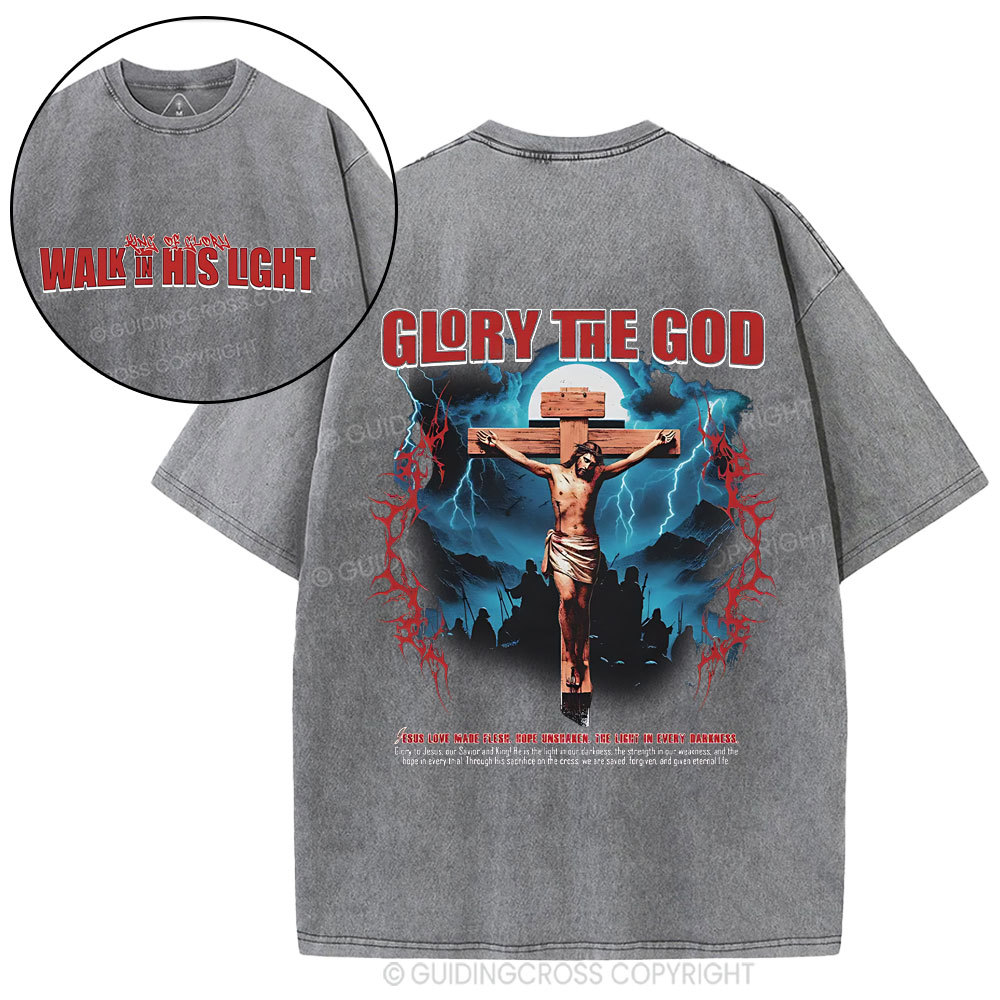 Glory The God Christian Washed T-Shirt