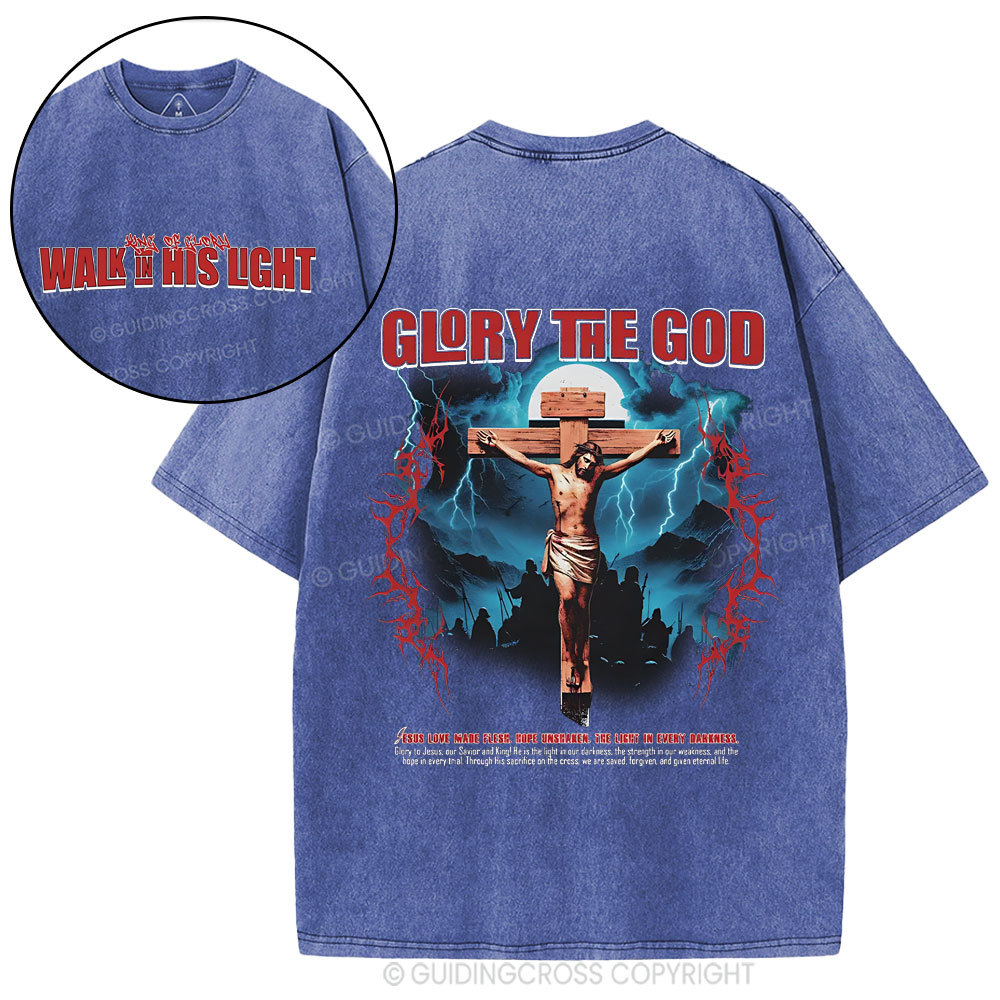Glory The God Christian Washed T-Shirt