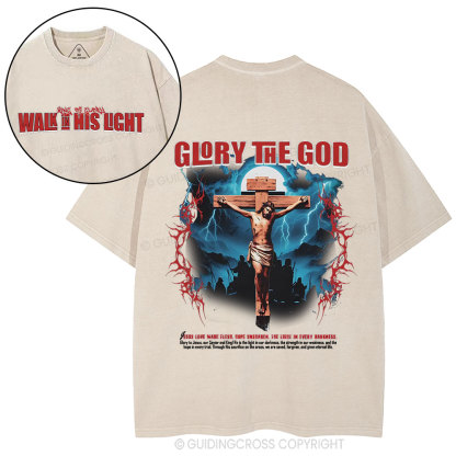 Glory The God Christian Washed T-Shirt
