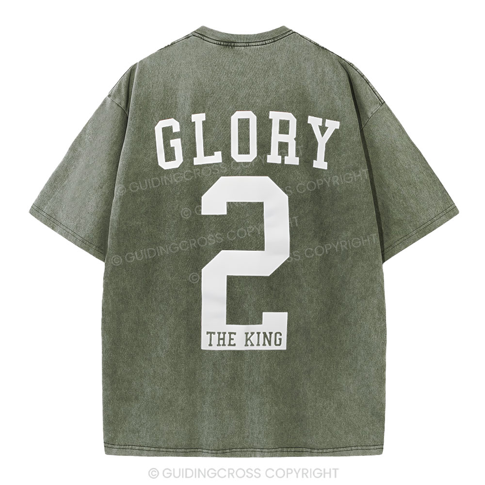 Glory The King Christian Washed T-Shirt