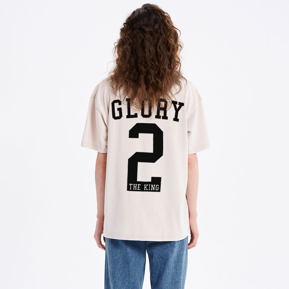 Glory The King Christian Washed T-Shirt