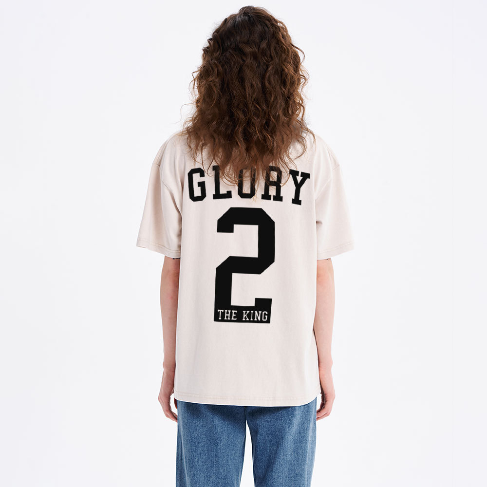 Glory The King Christian Washed T-Shirt