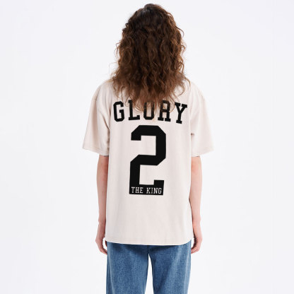 Glory The King Christian Washed T-Shirt