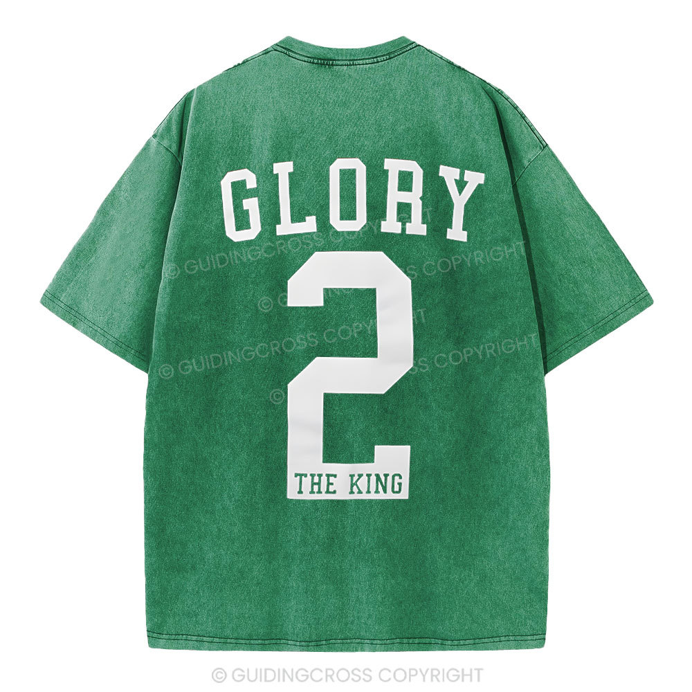 Glory The King Christian Washed T-Shirt