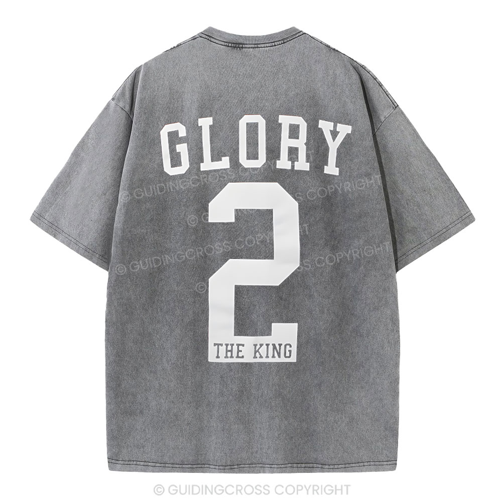 Glory The King Christian Washed T-Shirt