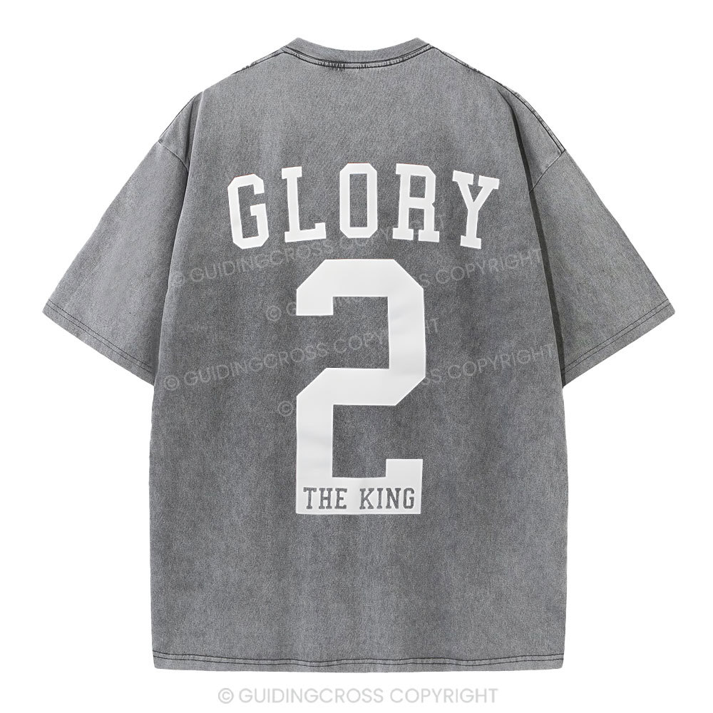 Glory The King Christian Washed T-Shirt