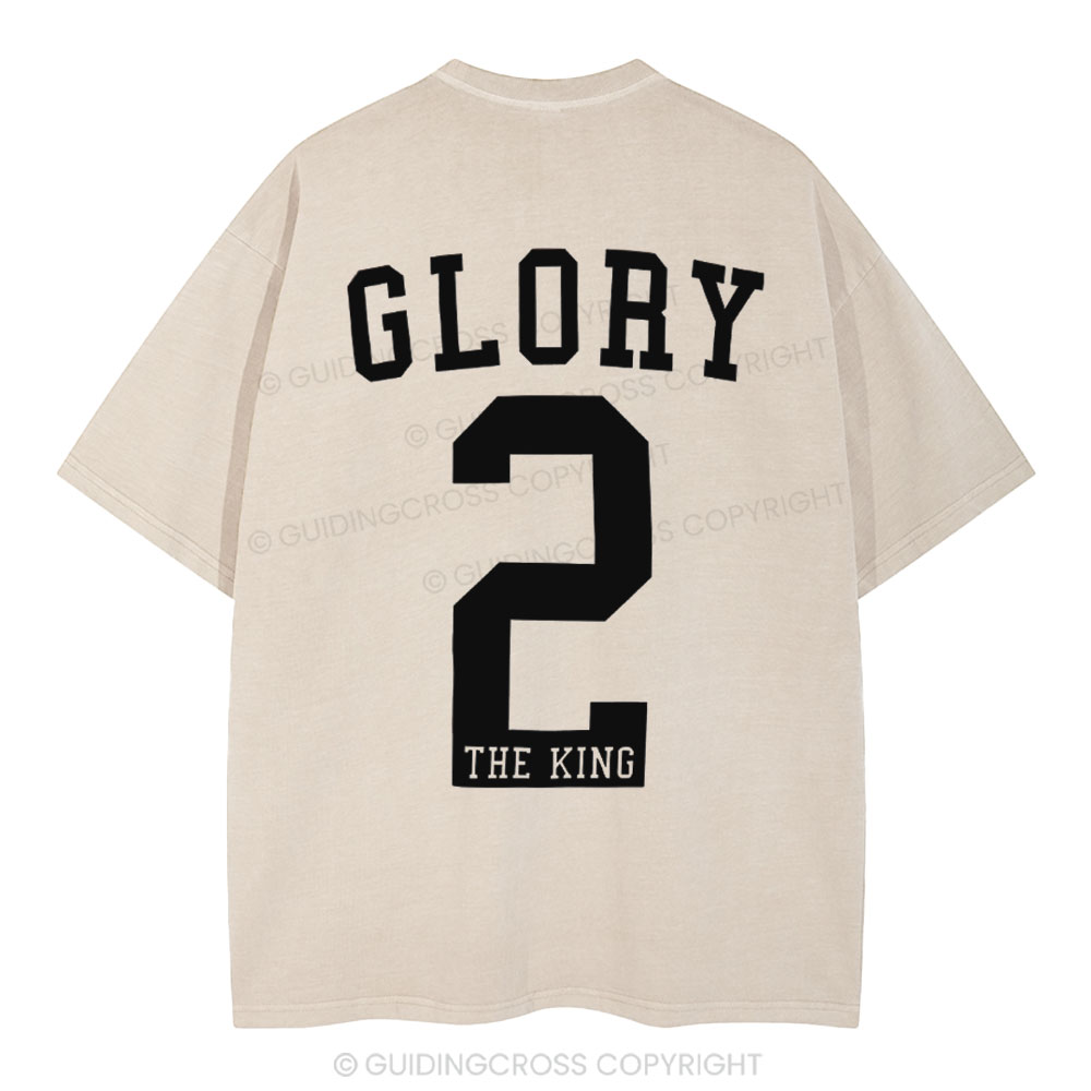 Glory The King Christian Washed T-Shirt