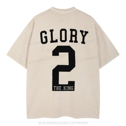 Glory The King Christian Washed T-Shirt