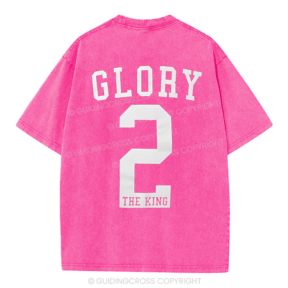 Glory The King Christian Washed T-Shirt