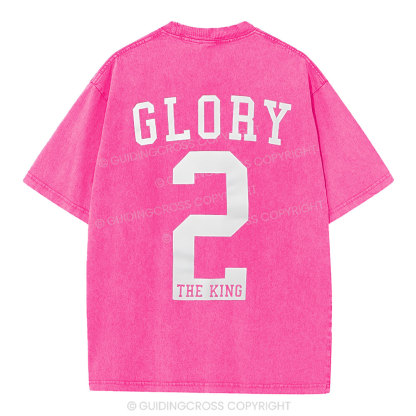 Glory The King Christian Washed T-Shirt