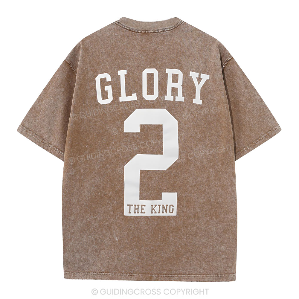 Glory The King Christian Washed T-Shirt