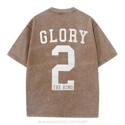 Glory The King Christian Washed T-Shirt