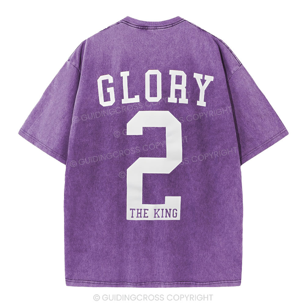 Glory The King Christian Washed T-Shirt