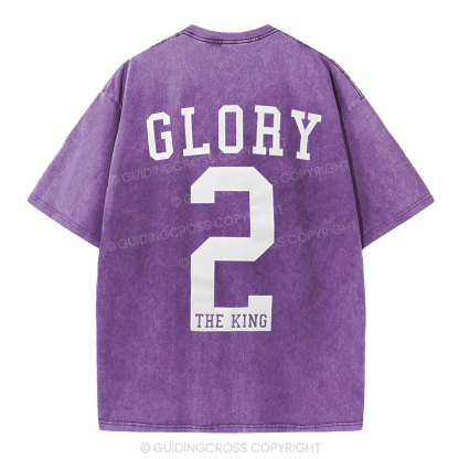 Glory The King Christian Washed T-Shirt
