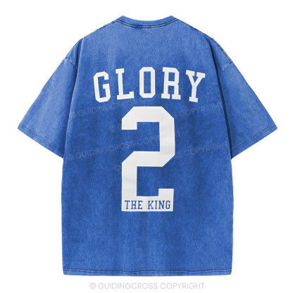 Glory The King Christian Washed T-Shirt