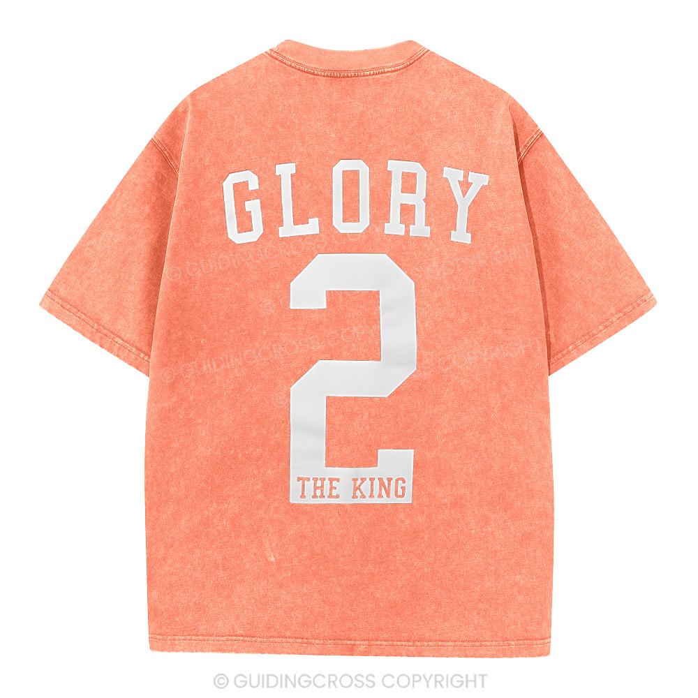 Glory The King Christian Washed T-Shirt