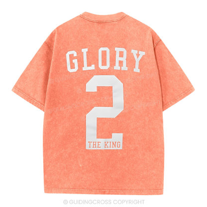 Glory The King Christian Washed T-Shirt