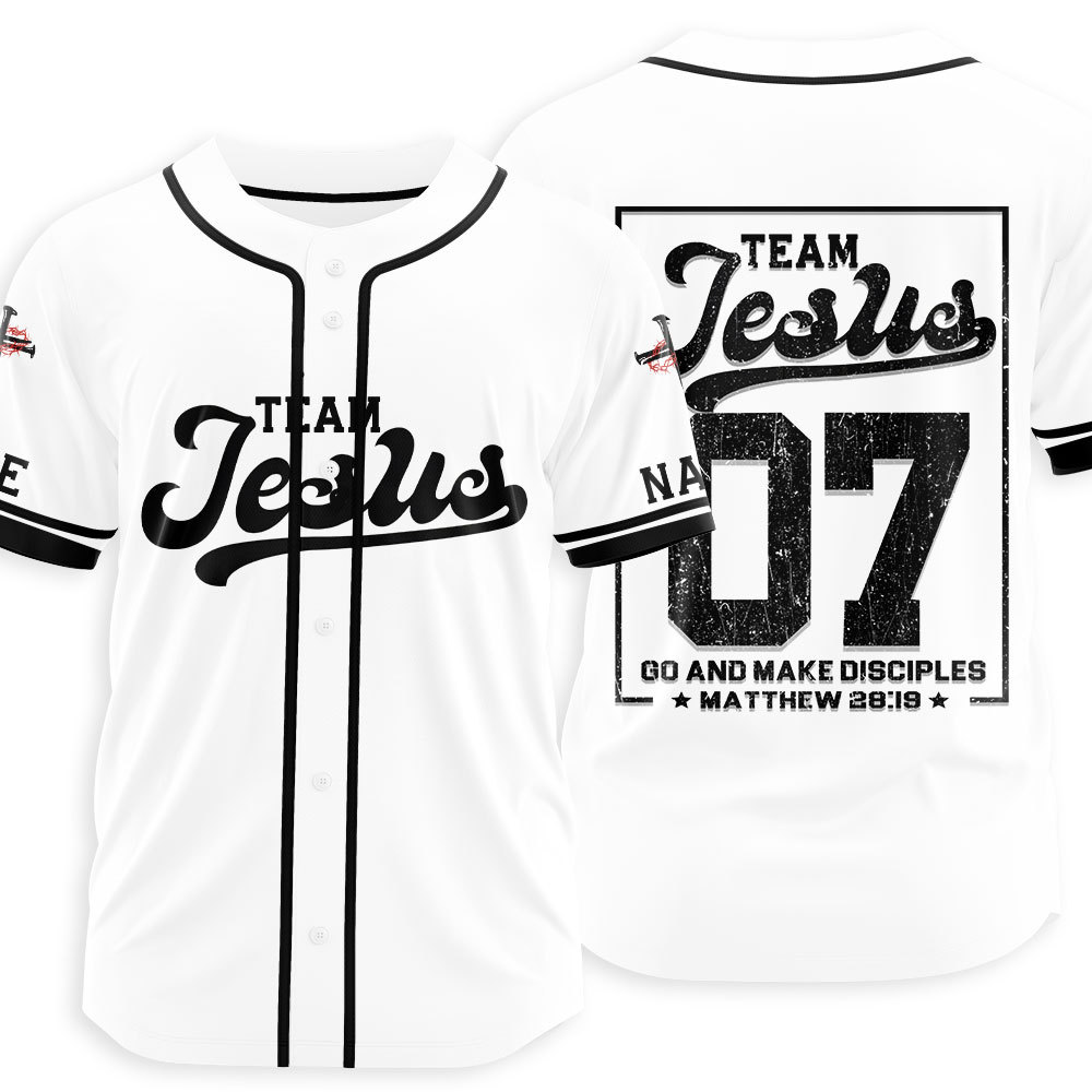 Go And Make Disciples Christian Baseball Jersey