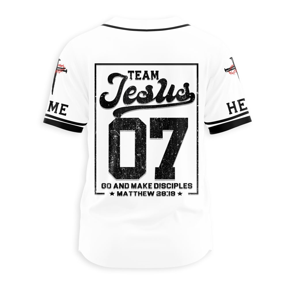 Go And Make Disciples Christian Baseball Jersey