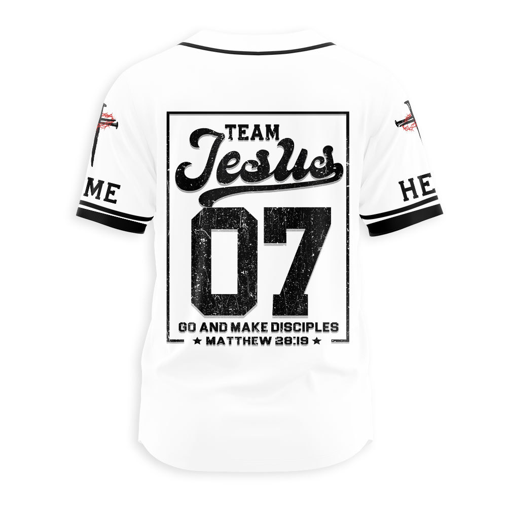 Go And Make Disciples Christian Baseball Jersey
