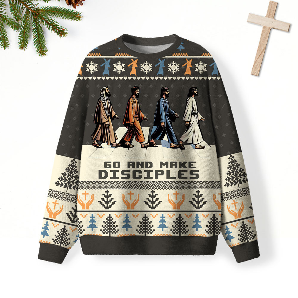 Go And Make Disciples Christian Lightweight Sweater