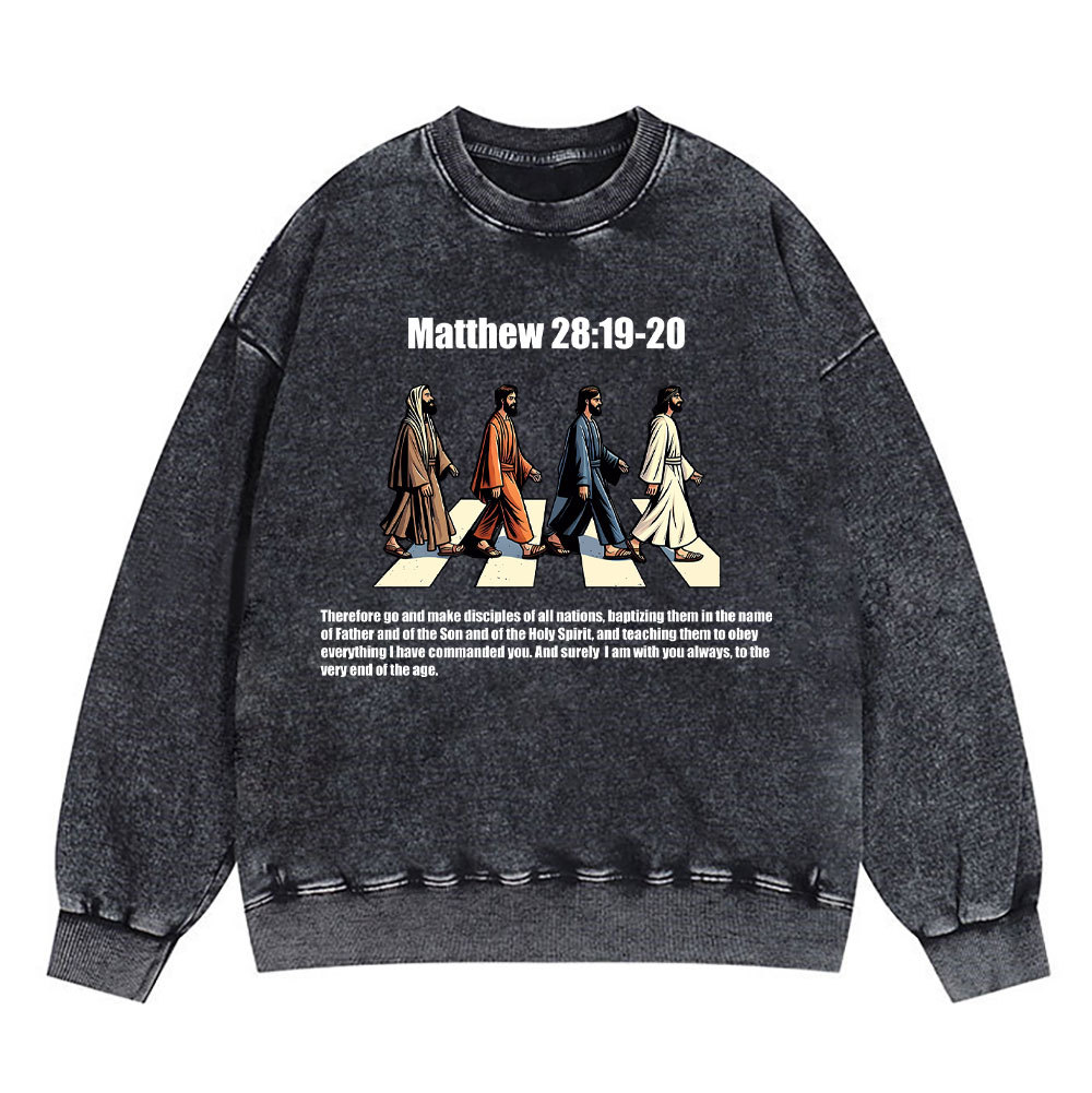 Sample Washed Sweatshirt  水洗圆领卫衣 Sale - GuidingCross