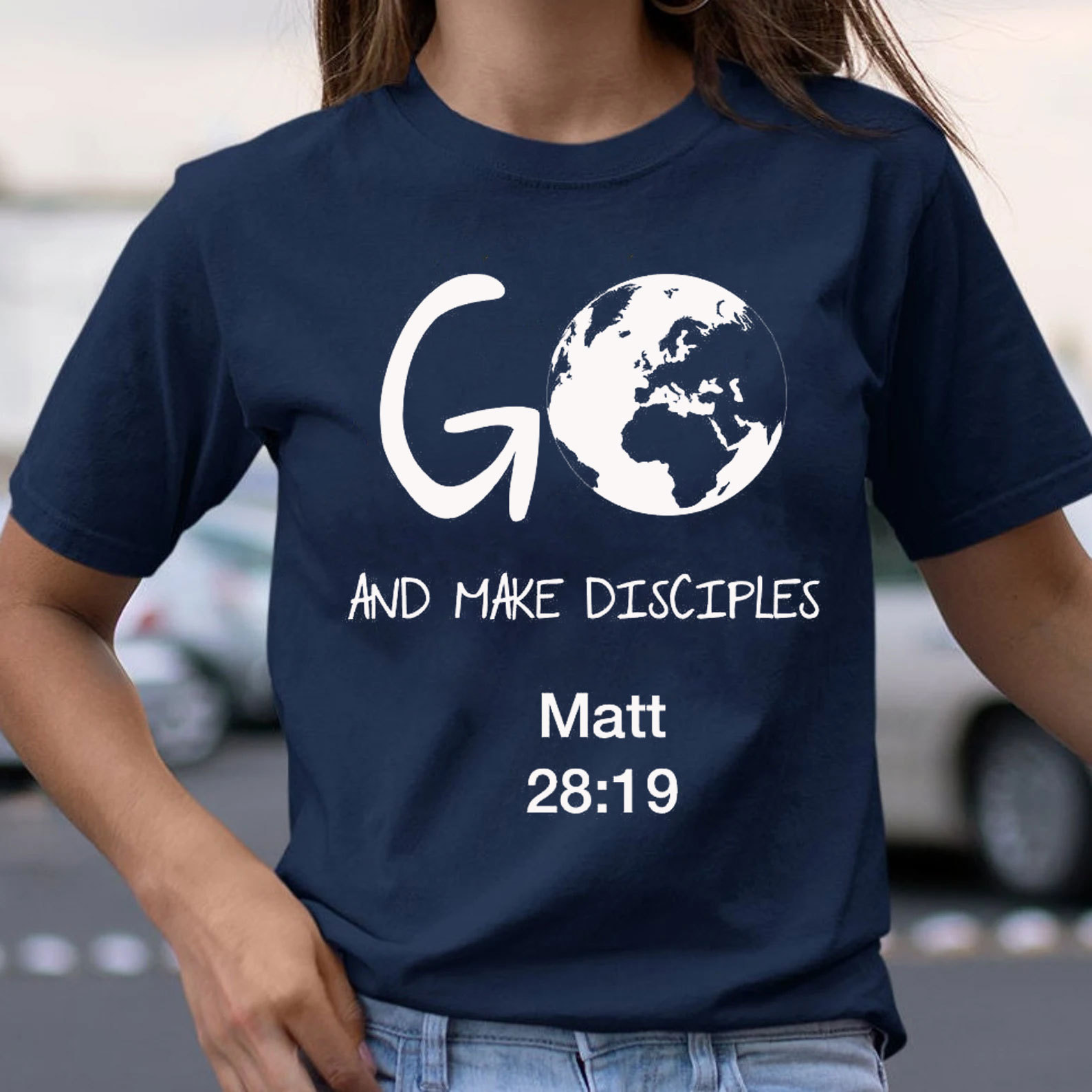 Go And Make Disciples Matt 28:19 Christian T-Shirt