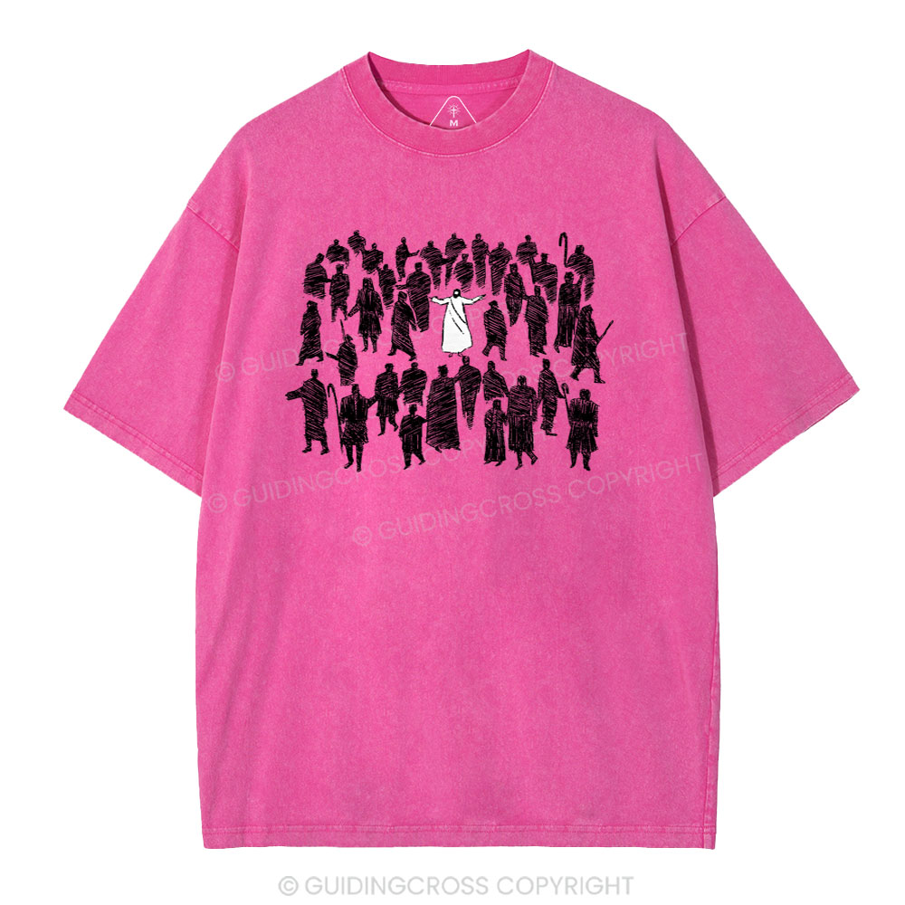 Go Into All The World Christian Washed T-Shirt