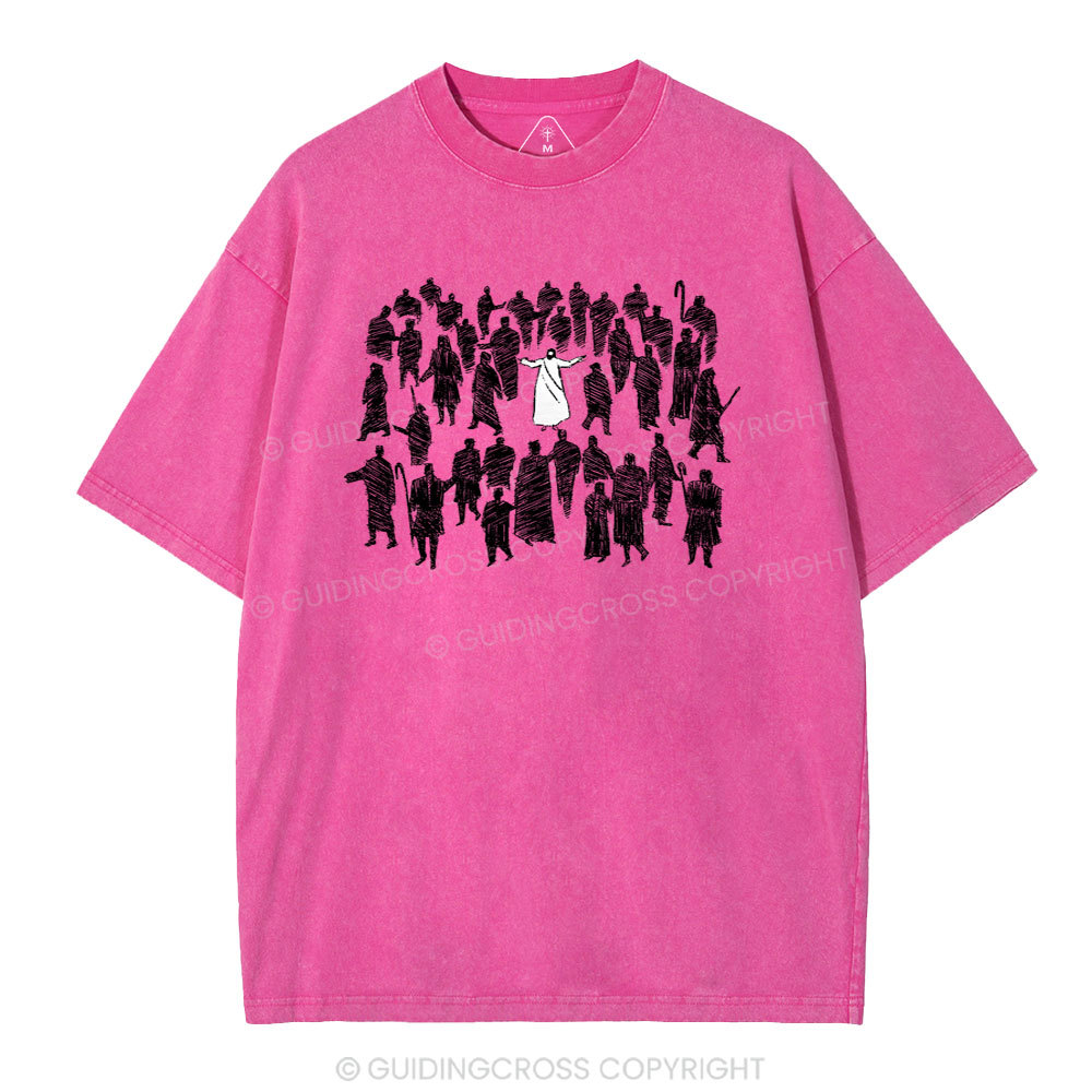 Go Into All The World Christian Washed T-Shirt