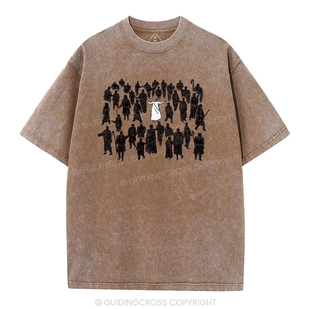 Go Into All The World Christian Washed T-Shirt