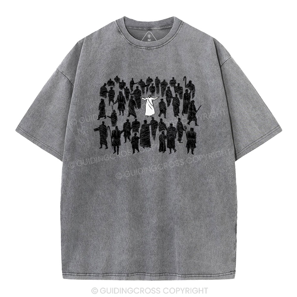 Go Into All The World Christian Washed T-Shirt