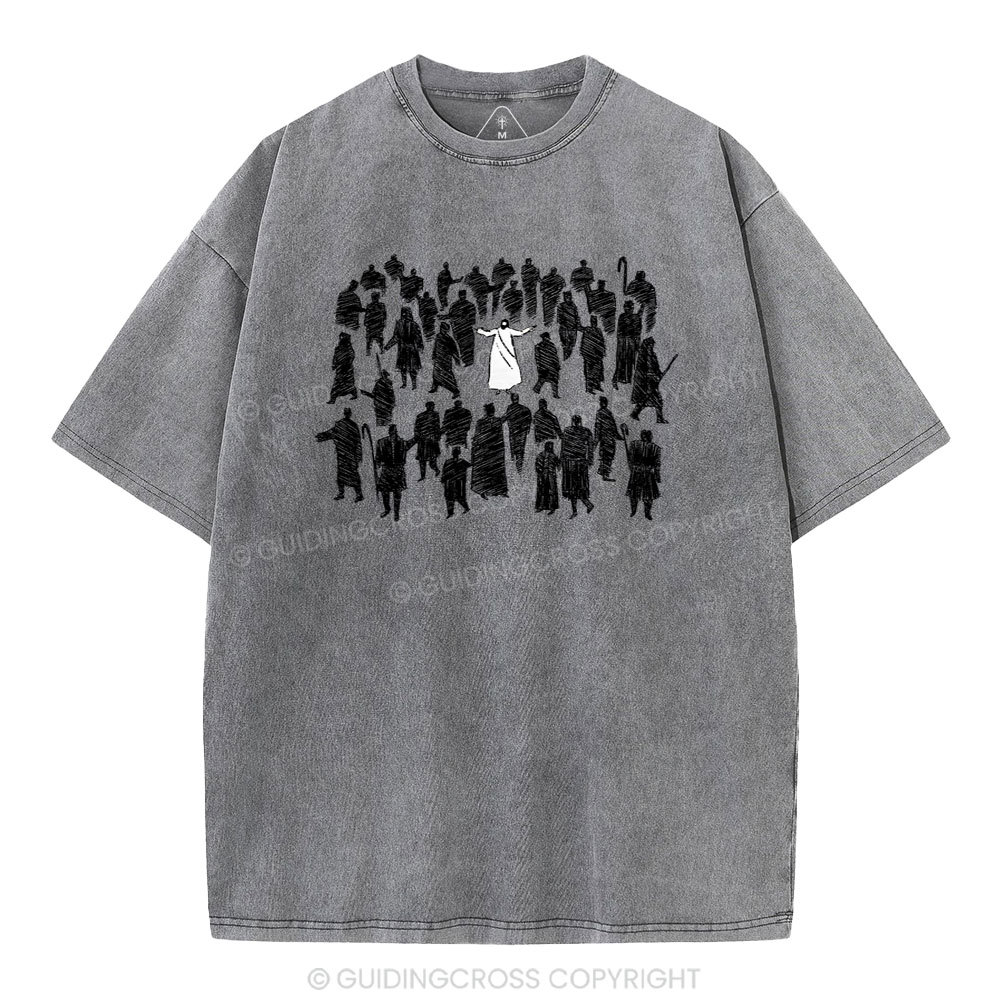 Go Into All The World Christian Washed T-Shirt