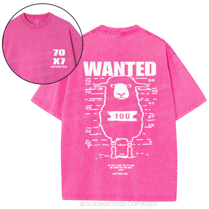 Go Look For The Lost Sheep Christian Washed T-Shirt