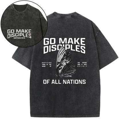 Go Make Disciples Washed T-Shirt