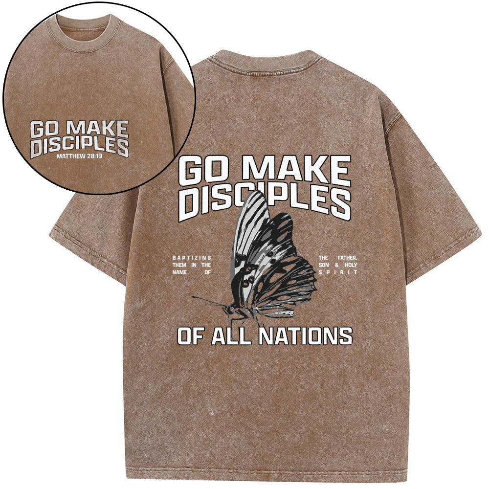 Go Make Disciples Washed T-Shirt