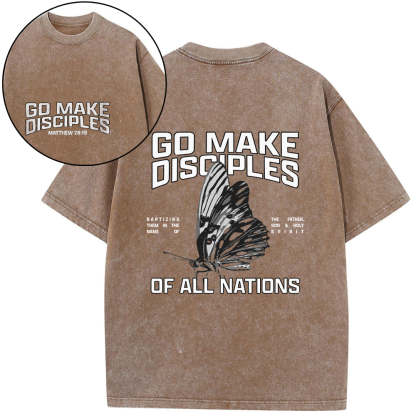 Go Make Disciples Washed T-Shirt