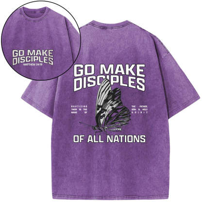 Go Make Disciples Washed T-Shirt