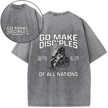 Go Make Disciples Washed T-Shirt