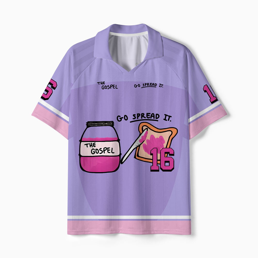 Go Spread It Christian Collar Jersey