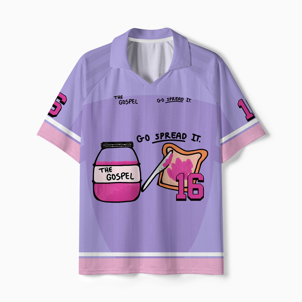 Go Spread It Christian Collar Jersey