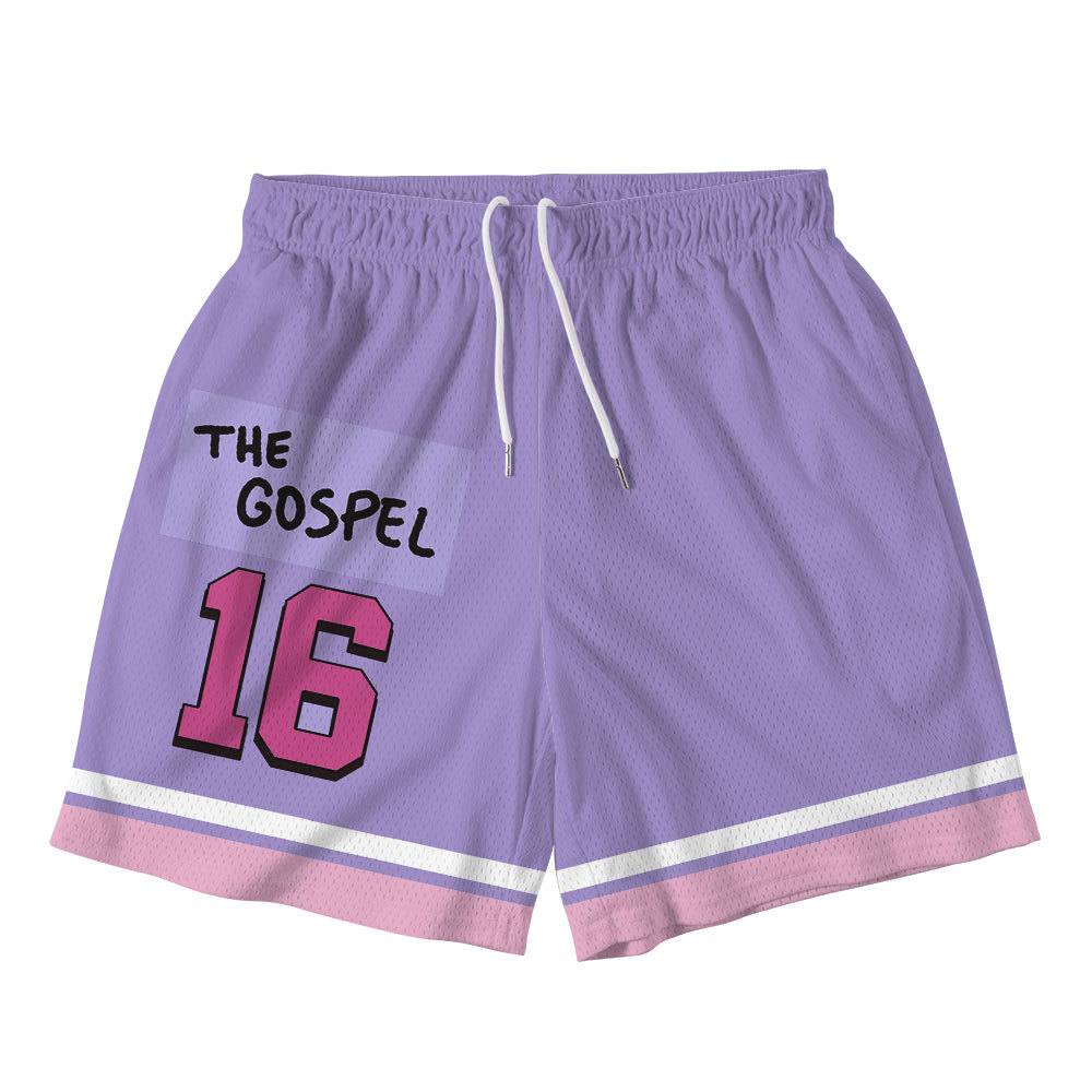 Go Spread It Christian Mesh Shorts