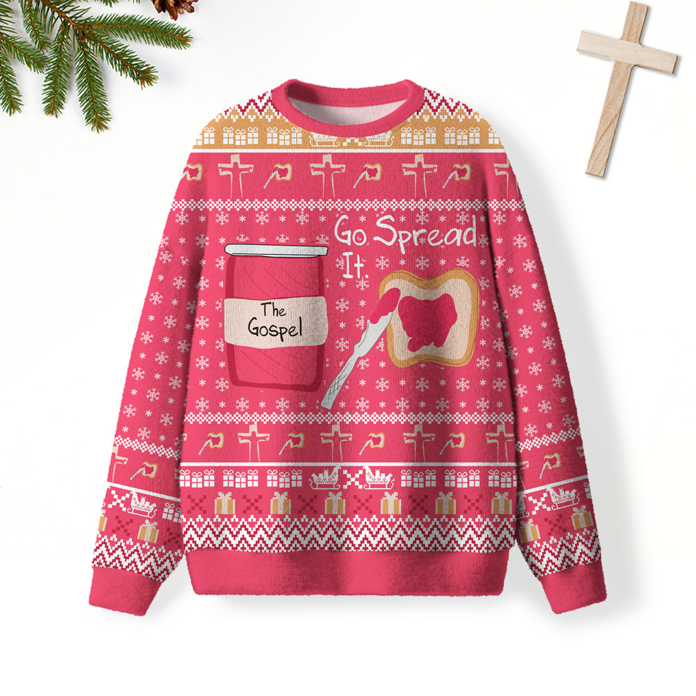Go Spread It Furry Christian Lightweight Sweater