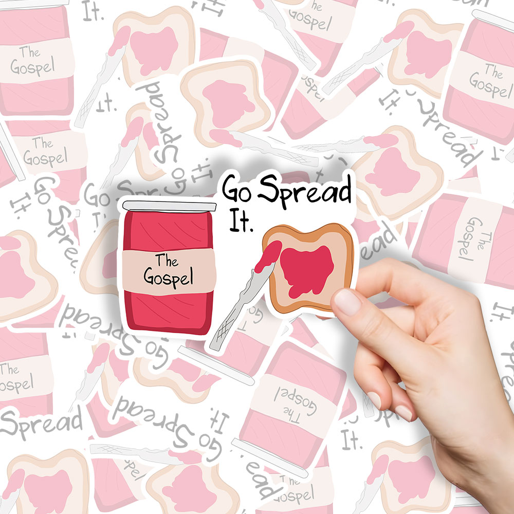 Go Spread it Christian Stickers