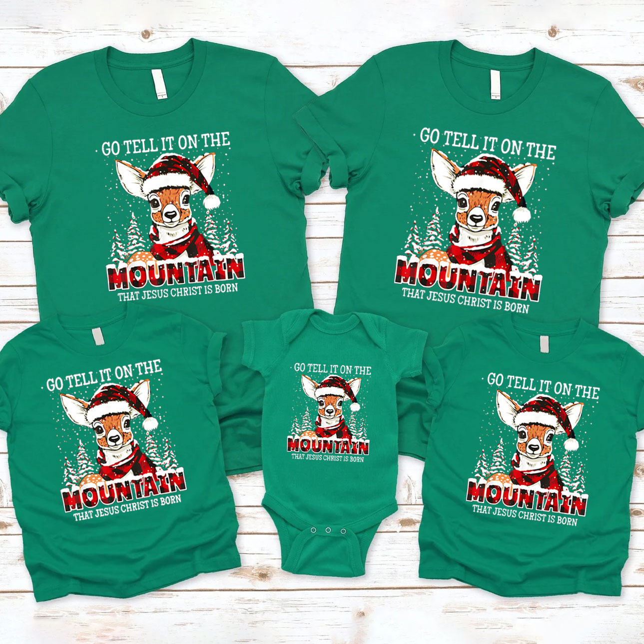 Personalized Christmas Crew Birth Christian Family Matching Shirts  Sale - GuidingCross