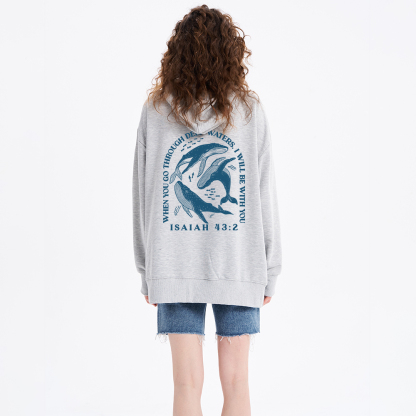 Go Through Deep Waters Classic Christian Hoodie